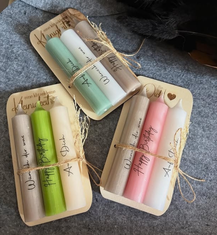 Kerzenset Geburtstag