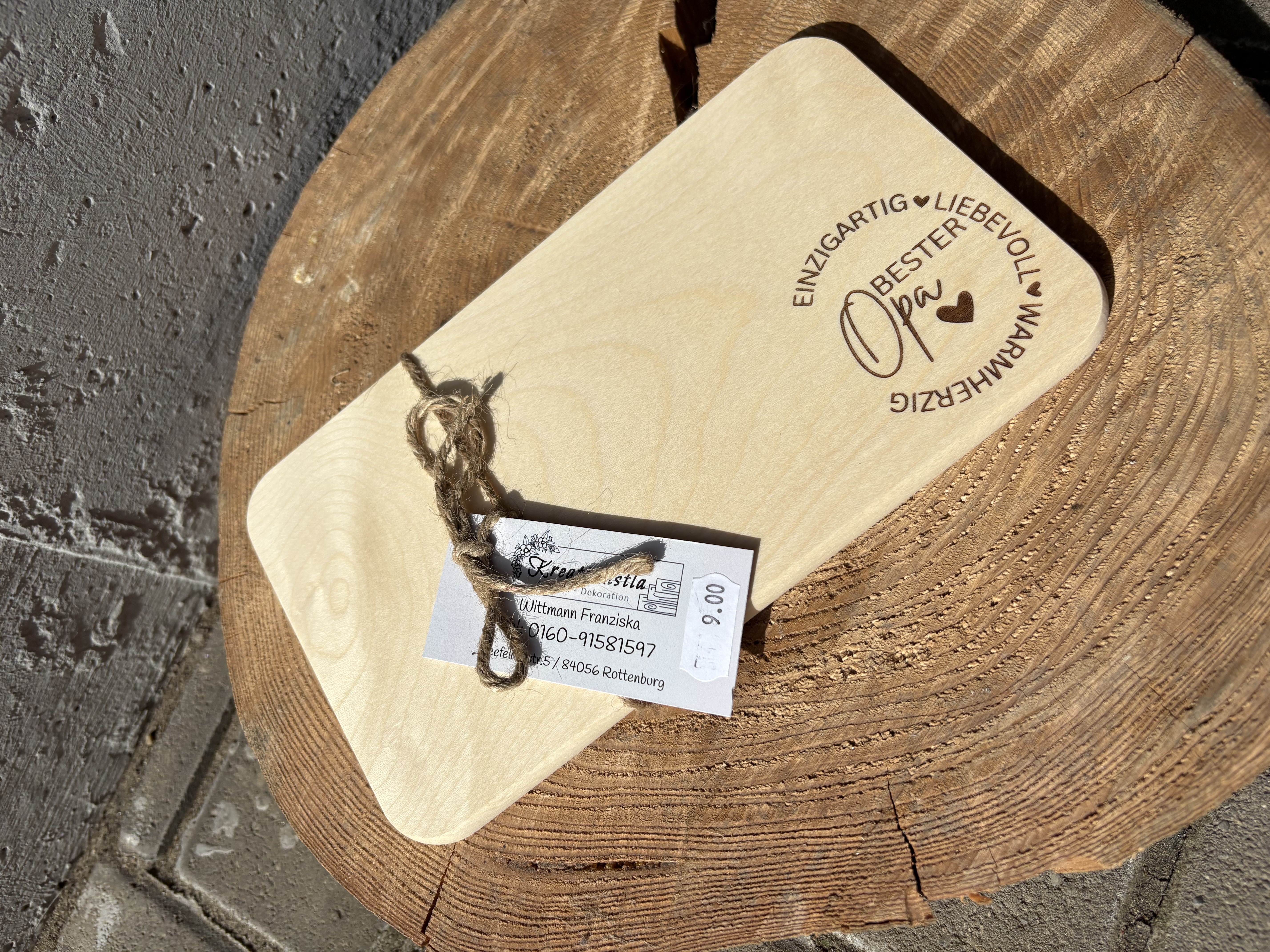 Brotzeitbrett Rechteckig